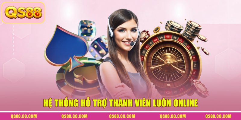 Hệ thống hỗ trợ thành viên luôn online Hệ thống hỗ trợ thành viên luôn online
