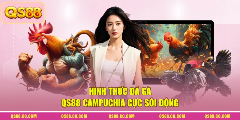 Hình thức đá gà QS88 Campuchia cực sôi động